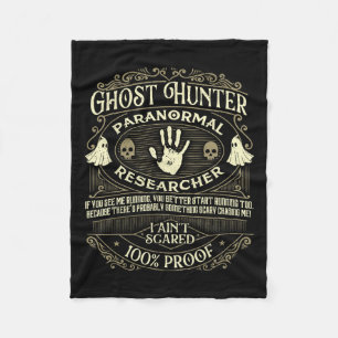 Geisterjäger - Geisterjagd Halloween Paranormal Fleecedecke