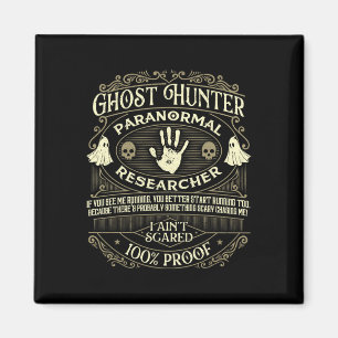 Geisterjäger - Geisterjagd Halloween Paranormal Magnet