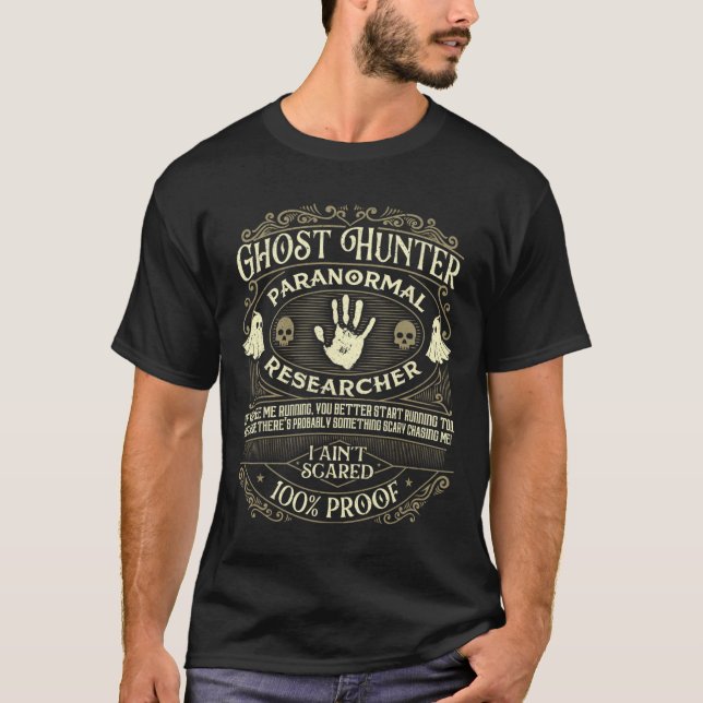 Geisterjäger - Geisterjagd Halloween Paranormal T-Shirt (Vorderseite)