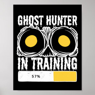 Geisterjäger im Training Halloween-Geisterjagd Poster