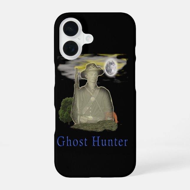 Geisterjäger iPhone 16 Hülle (Rückseite)