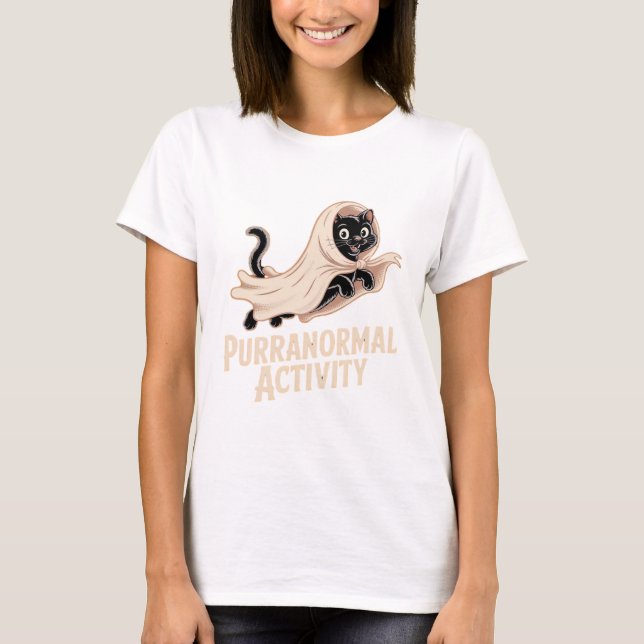 Geisterkatze Klassik T-Shirt (Vorderseite)