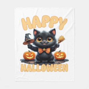 Geisterkatze Tee, Halloween-Shirt, Gruselig Süß, U Fleecedecke