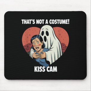 Geisterkostüm, das kein Kostüm ist Kiss Cam Lustig Mousepad