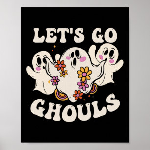 Geisterkostüm Halloween Kürbis Geist Poster
