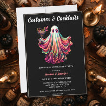 Geisterkostüme & Cocktails Halloween Erwachsenenpa