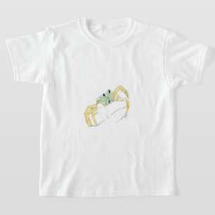 Geisterkrabbe in Gelb bis leicht grün T-Shirt
