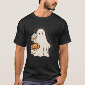 Geisterlesen Bücher Retro Bibliothekar Lehrer 2023 T-Shirt