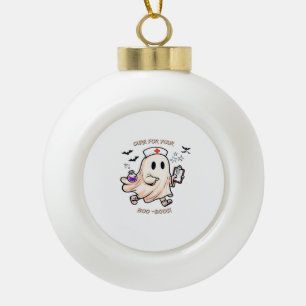 Geisterpfropfen mit magischem Tränen - Heilung für Keramik Kugel-Ornament