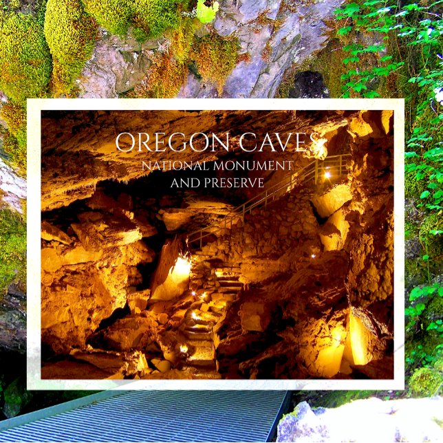 Geisterraum, Höhlenformationen, Oregon-Höhlen Postkarte (Von Creator hochgeladen)