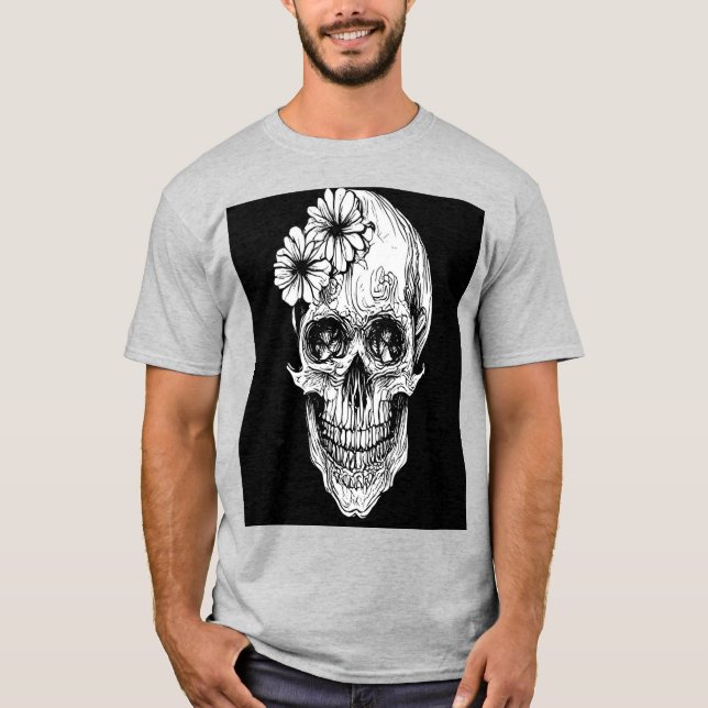 Geisterschädel T-Shirt (Vorderseite)