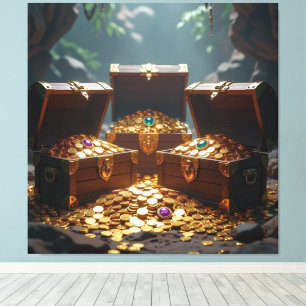 Geisterschiff der Piraten Leinwanddruck