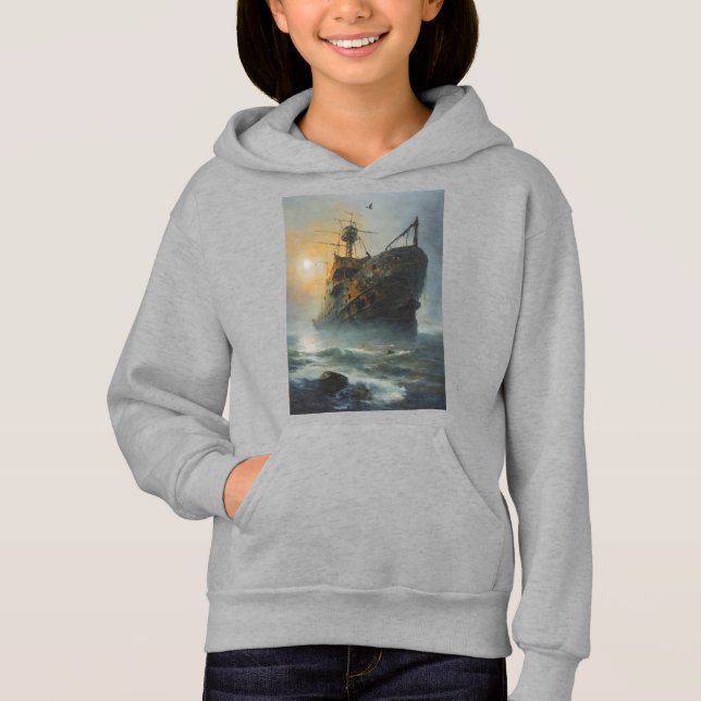 Geisterschiff, Piratenschiff, Hoodie (Vorderseite)
