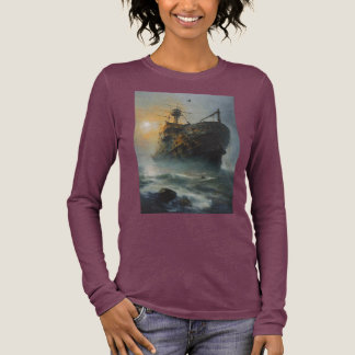 Geisterschiff, Piratenschiff, Tri-Blend Shirt