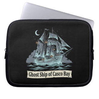 Geisterschiff von Casco Bay Laptopschutzhülle