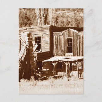 Geisterstadtbild aus Utah Postkarte