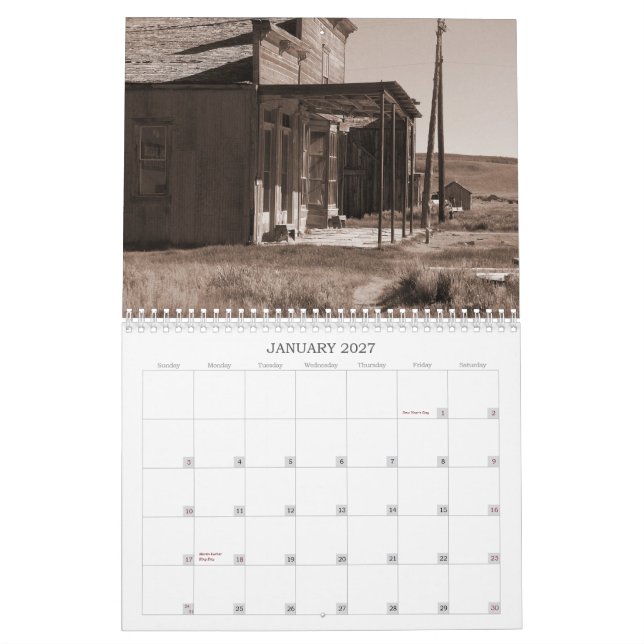 Geisterstädte 2011 kalender (Jan 2027)