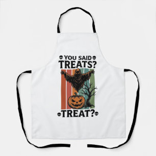 Geistert-Shirt Halloween mit gruseligen Pun und Kü Schürze