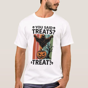 Geistert-Shirt Halloween mit gruseligen Pun und Kü T-Shirt