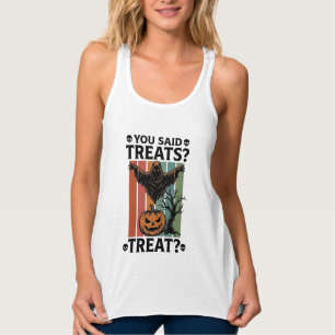 Geistert-Shirt Halloween mit gruseligen Pun und Kü Tank Top