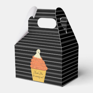 Geistertörtchen Halloween Streifen Partygeschenkbo Geschenkschachtel