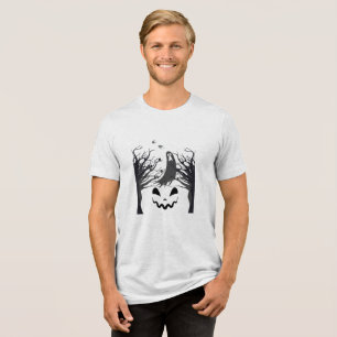 Geisterwald-Geist-Silhouette-T-Shirt Dark Min Tri-Blend Shirt