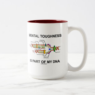 Geisteshärte ist ein Teil meiner DNS Zweifarbige Tasse