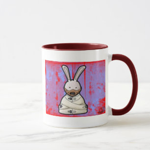 geisteskranke Häschenwecker-Tasse Tasse