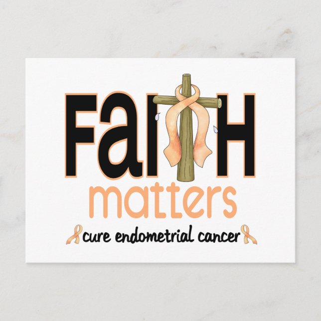 Geisteskrankheiten im Endometrium Kreuz 1 Postkarte (Vorderseite)