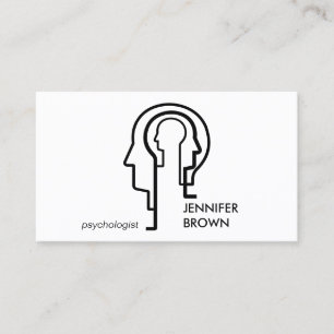 Geisteswissenschaft Menschlicher Kopf Visitenkarte