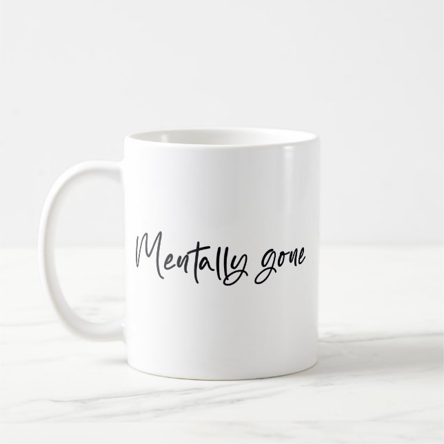 Geistig weg kaffeetasse (Links)