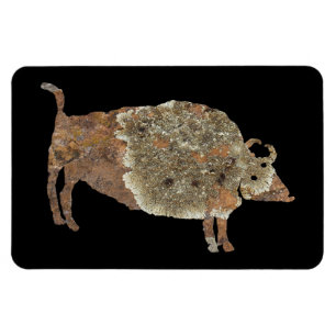 Geistige Büffel-Petroglyphe Magnet