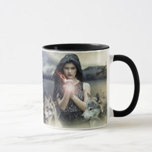 Geistiges mystisches magisches Frauen-u. Tasse
