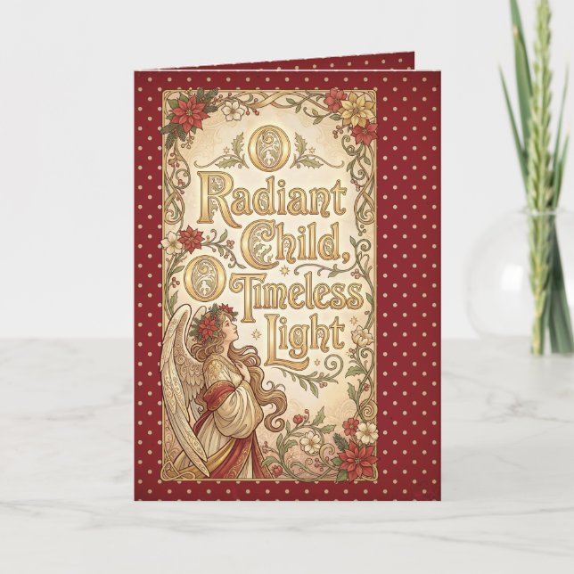 Geistlicher Winter-Segen Karte (Vorderseite)