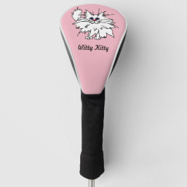 Geistreiche Miezekatze-Golf-Fahrer-Abdeckung Golf Headcover