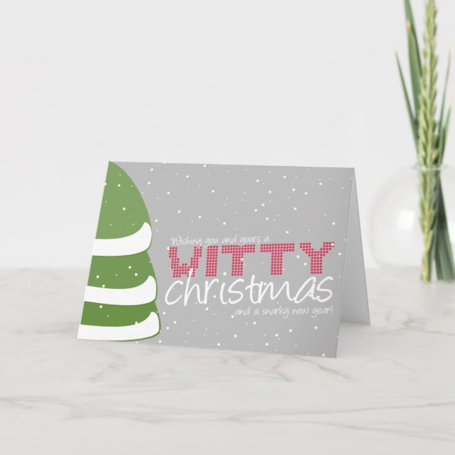 Geistreiches Weihnachten und Snarky neues (Vorderseite)