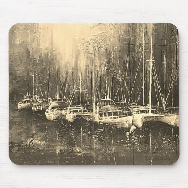 "Geistschiffe auf der Bucht " Mousepad (Vorne)