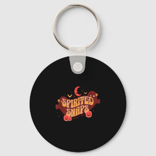 Geistvolle Schnappschüsse spektrale Grinsen Retro- Schlüsselanhänger
