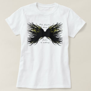 Geiz Abstrakte 7 Todsünden Alkohol-Tinten-Kunst T-Shirt