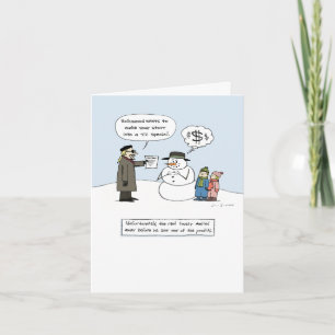 Geiziger Frosty - Humorvolle Weihnachten Lustiges 