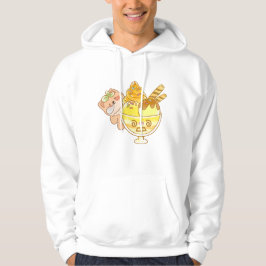 Geiziger Shiba Piou: Mega Kawaii Eisbecher Hoodie