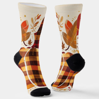 Gekachelte Kürbis-Segen Socken