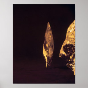 gekappte Axt oder Speerspitze Poster