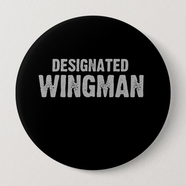 GEKENNZEICHNETER WINGMAN T - Shirt Button (Vorderseite)