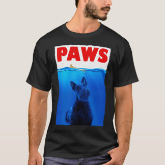 Gekilteter Hunde Charme Scottish Terrier PAWS T-Sh T-Shirt