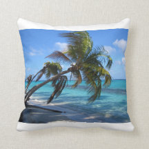 Gekippte Palmen - Weiß