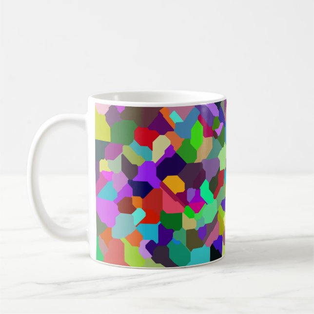 Gekippte Tasse der Fliesen-11oz (Links)