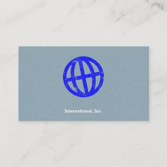 Gekipptes Kugel-Briefbeschwerer-Symbol Visitenkarte (Vorderseite)