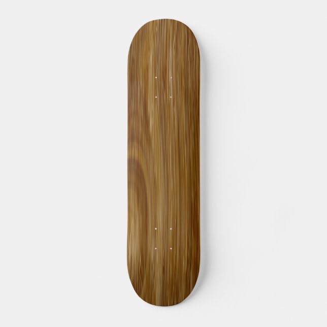 Geknoteter Eichewoodgrain-Blick Skateboard (Vorderseite)