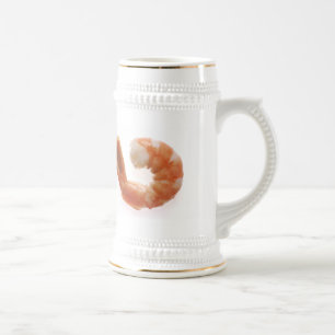 Gekochte Garnele Bierglas